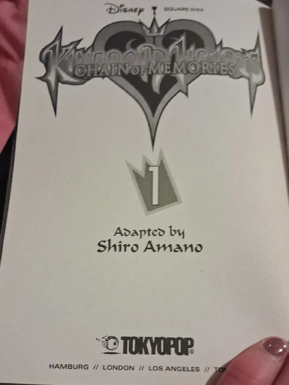 Kingdom Hearts: Chain of Memories Vol. 1 Manga - Red Cover